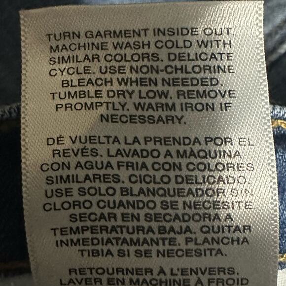 KENSIE Jeans Womens Size 8/29 Effortless Skinny Crop Distressed - Picture 6 of 6